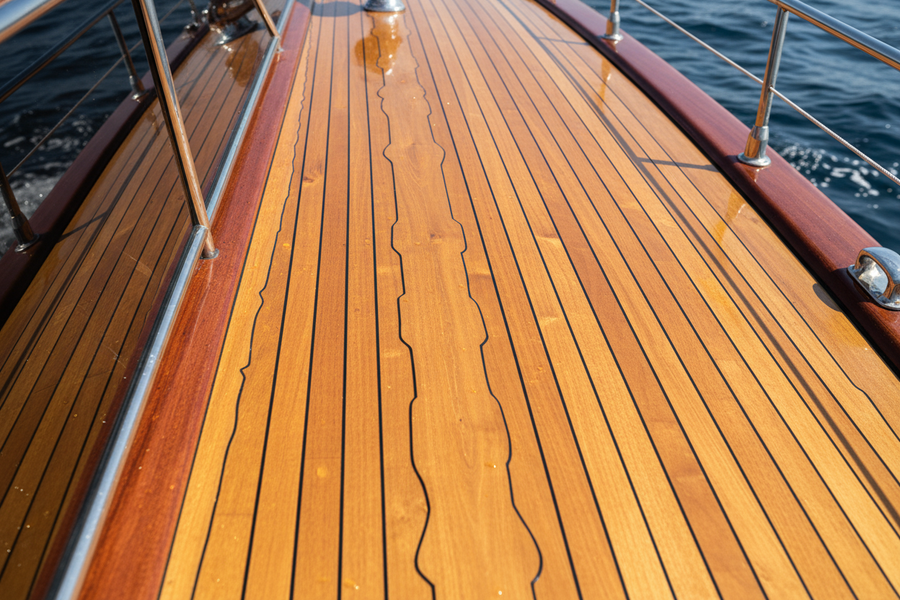 Cura barca in legno & teak
