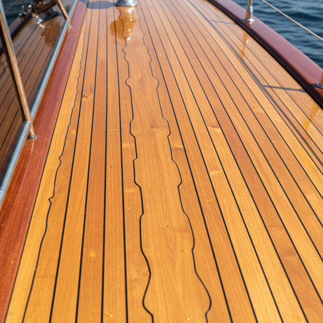 Wie pflegt man Teak-Decks richtig?