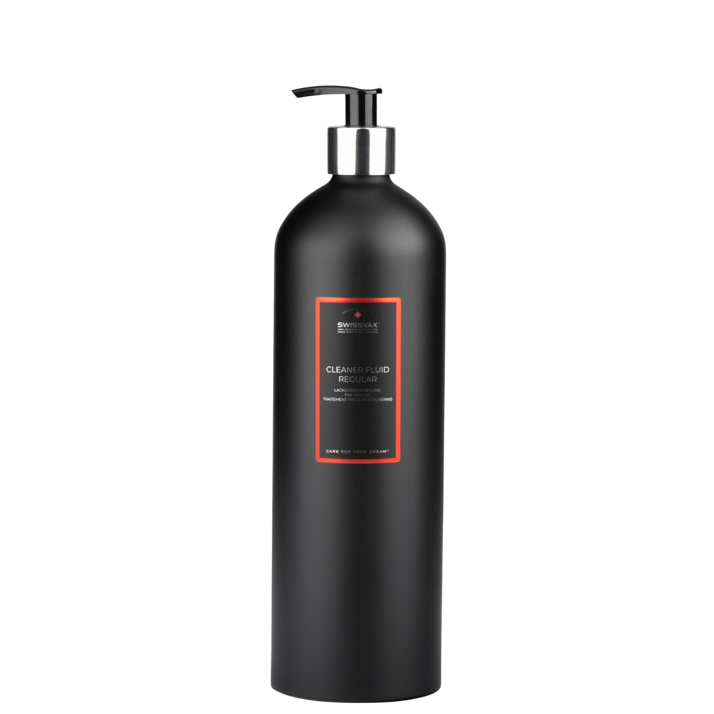 Swissvax Cleaner Fluid Regular 1 l leštěnka – oficiální produktová fotografie Swissvax