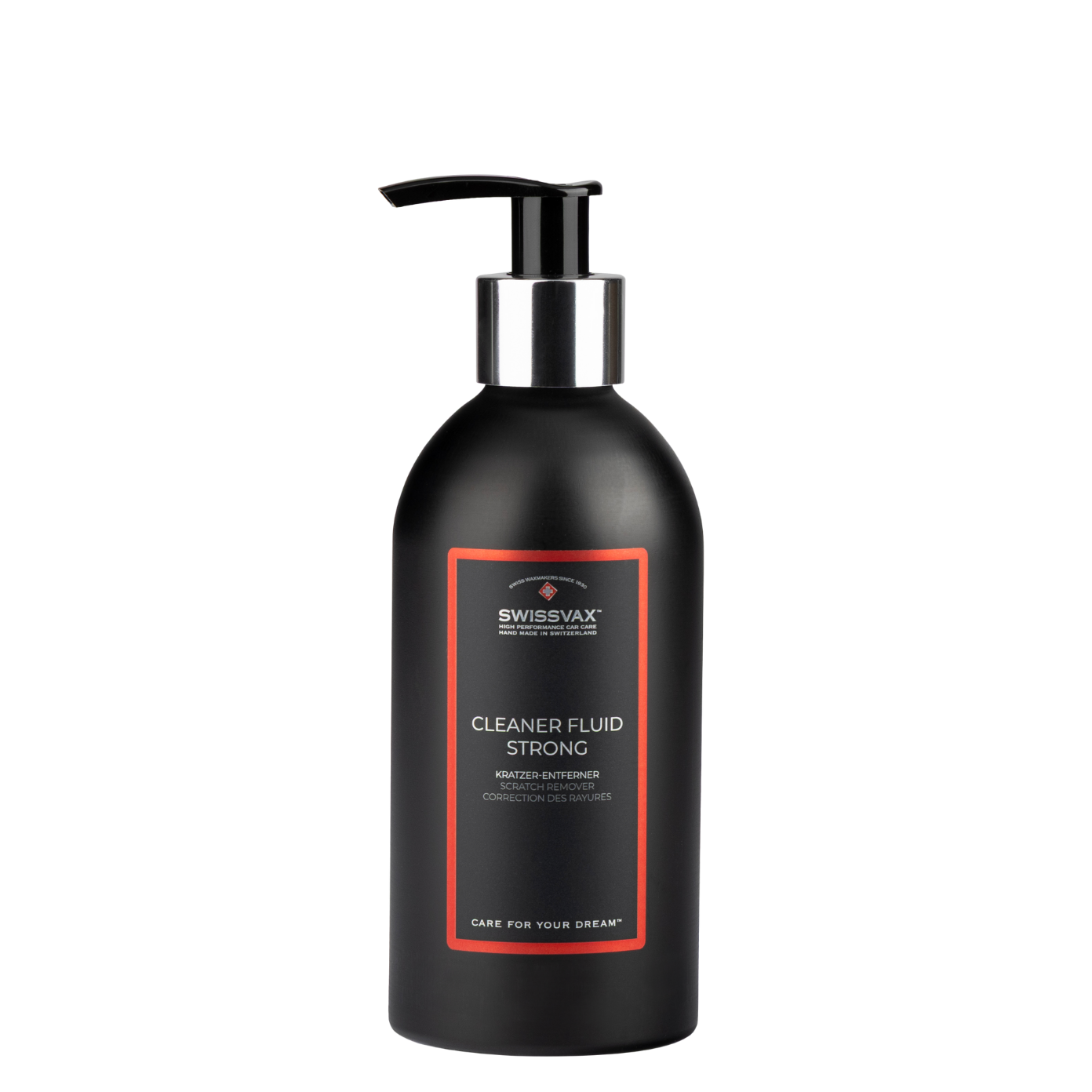 Cleaner Fluid Strong – Tiefe Kratzer per Hand | Swissvax – SWISSVAX AG