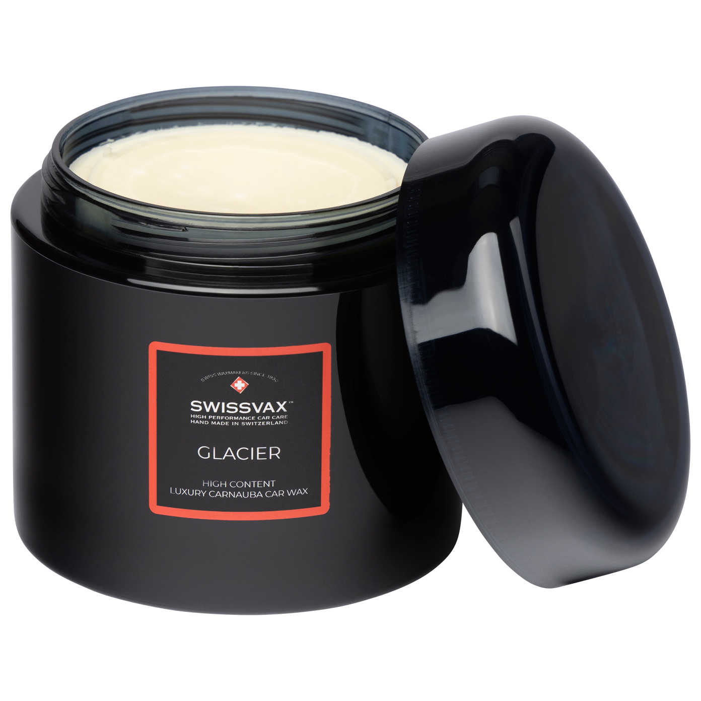 Swissvax Glacier 200 ml vosk pro bílé automobily – oficiální produktová fotografie Swissvax