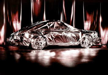 Hommage To Christo by René Staud 60x80